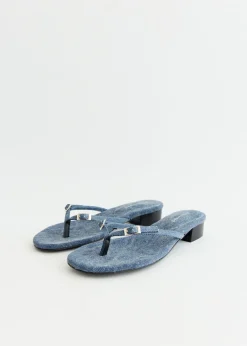 Mica Denim Sandals