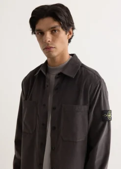 Micro Cotton Corduroy Overshirt
