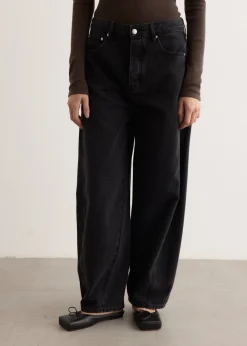 Mid Rise Balloon Jeans