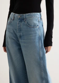 Mid Rise Balloon Jeans