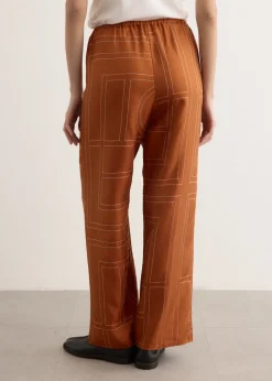 Monogram Silk Pj Pants