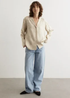 Monogram Silk Pyjama Top