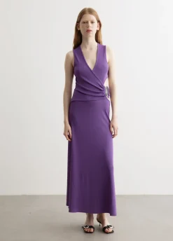 Moodstone Overlap Tank Dress