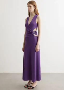 Moodstone Overlap Tank Dress