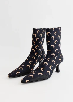 Moon Printed Jersey MS Boots