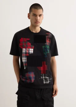 Multi Fabrics Patchwork T-Shirt