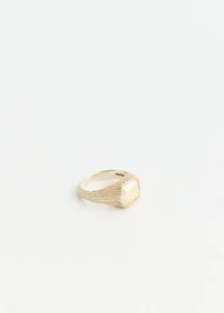 Natures Smile Signet Impression Ring
