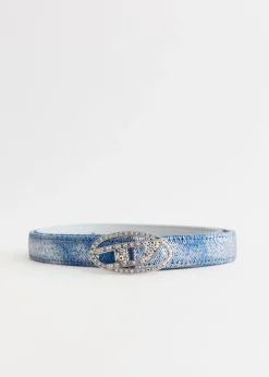 Oval D Logo B-1Dr Strass Belt