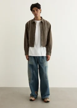 14oz Denim FATIGUE Baggy Pants (RUSHFIELD Remake)