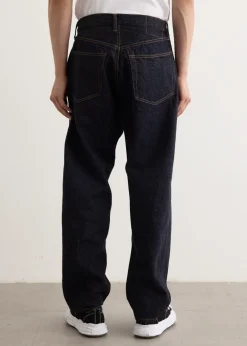 5P Zipper Front Denim Pants