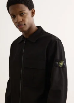 Panama Cotton Zip Overshirt