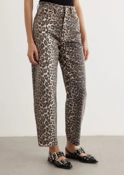 Print Denim Stary Jeans