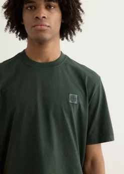 Regular Fit Compass Patch Overdyed T-Shirt