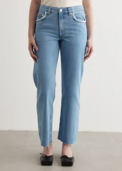 Relaxed Raw Edge Jeans