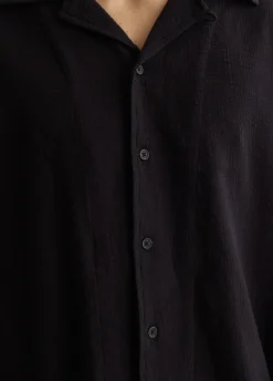 Requiem Seersucker Camp Collar Shirt