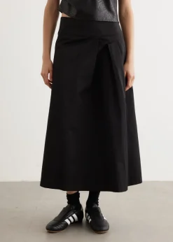 Rhone Pleated Midi Skirt