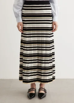 Rib Long Skirt
