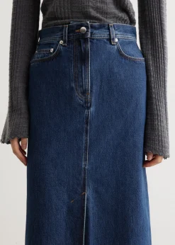 Rona Long Denim Skirt
