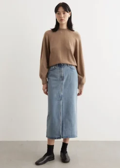 Rona Long Denim Skirt