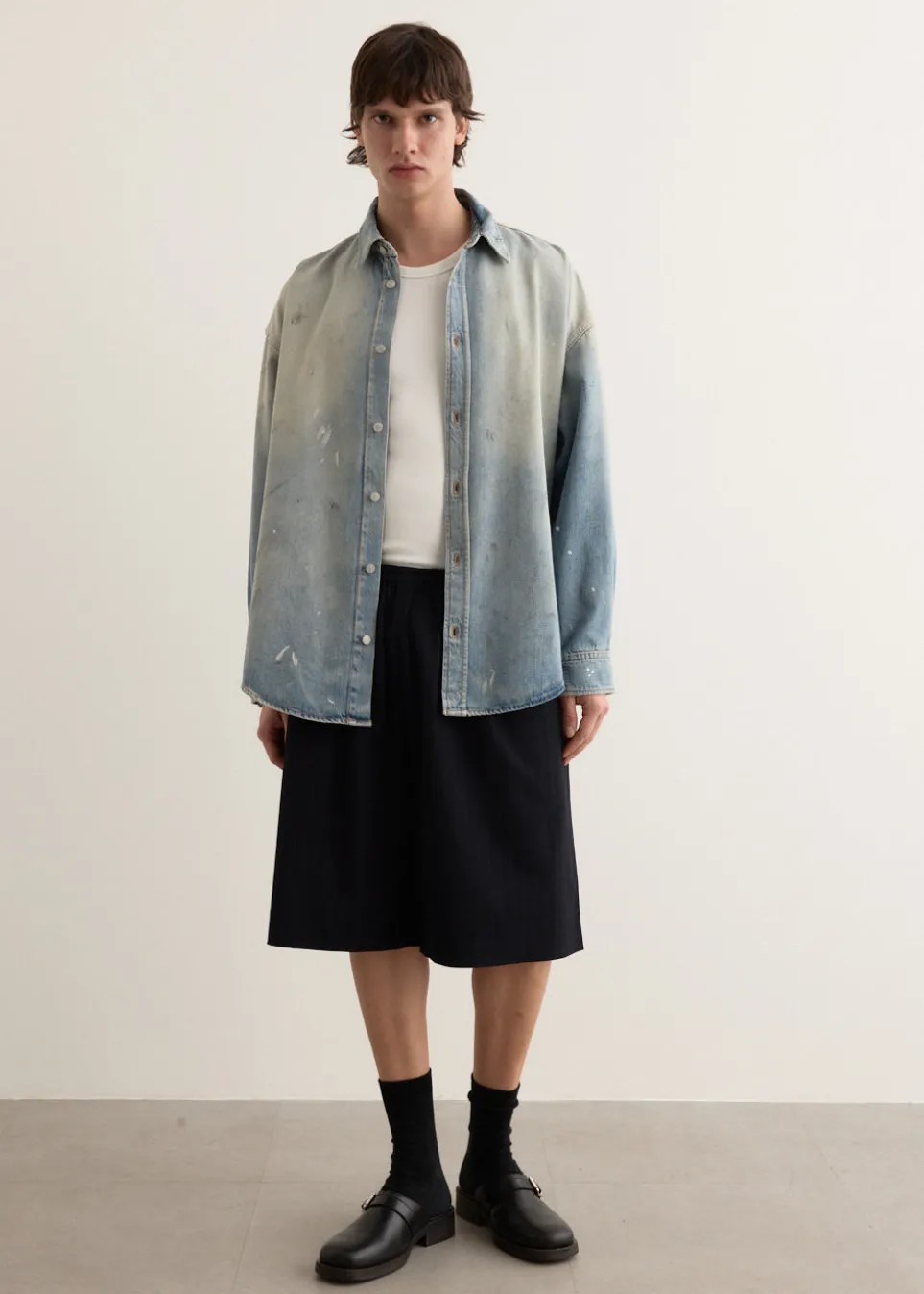 Rubbero Vis Pinstripe Shorts