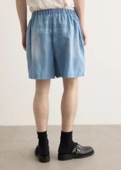 Ruxer Chambray Shorts