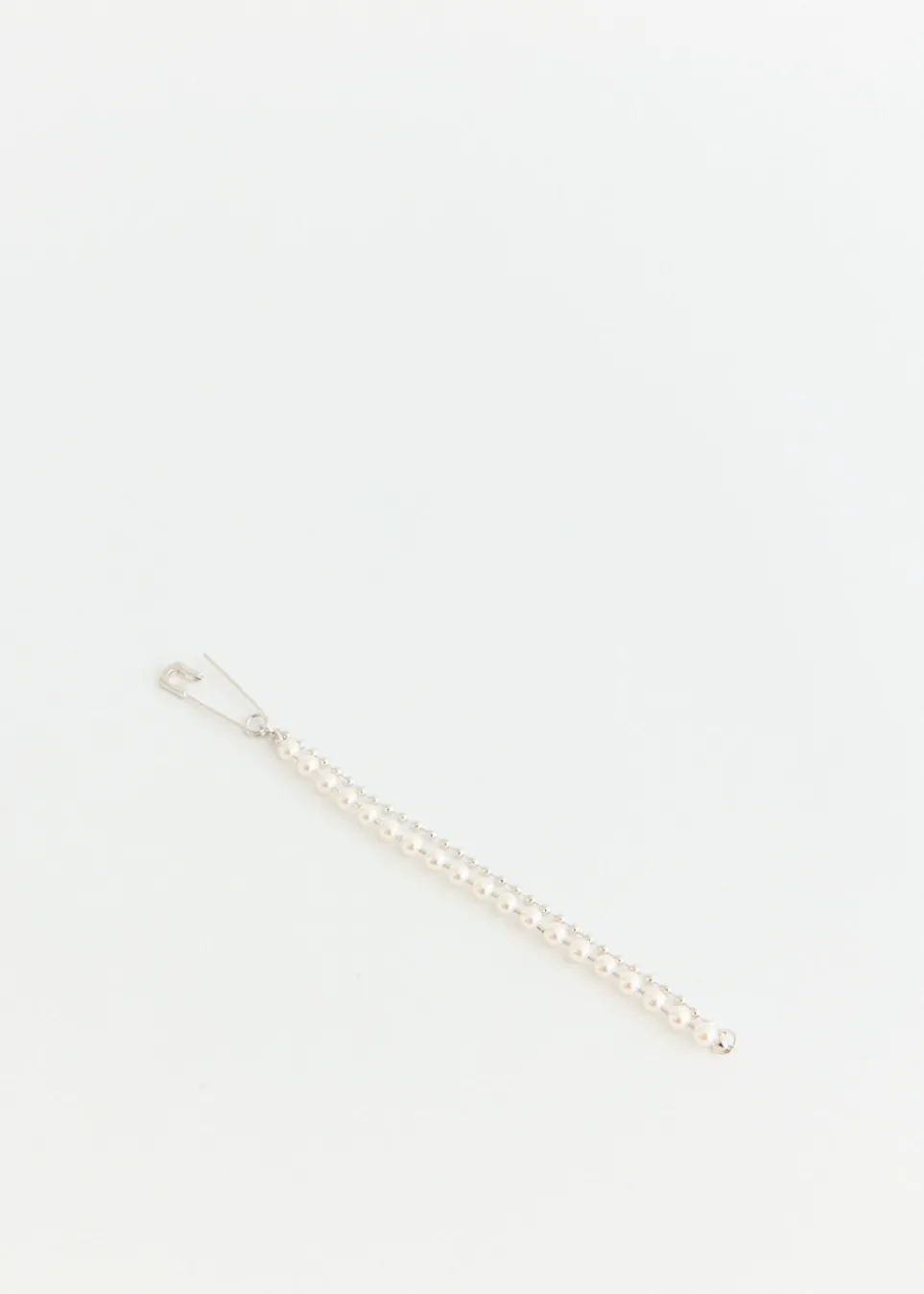 Safety Pin Pearl Bracelet