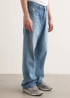 Selvedge Faded Light Denim Pants