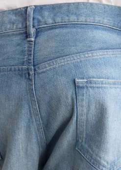 Selvedge Faded Light Denim Pants