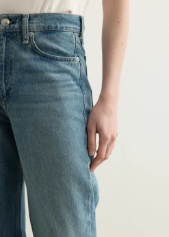 Shea High Rise Ankle Straight Jeans