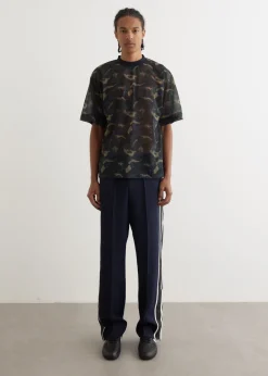 Sheer Jersey Print T-Shirt