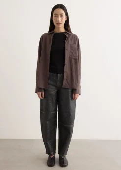 Shimmery Foil Denim Stary Jeans