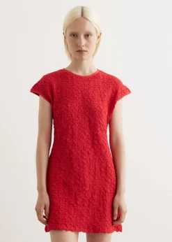 Shirred Cotton Dress