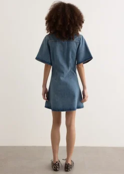 Short Sleeve Shirt Dress