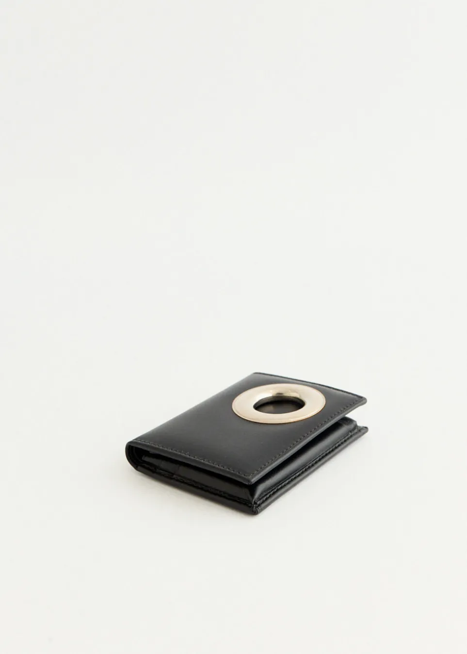 Silver Eyelet Bifold Wallet