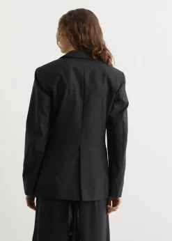 Single Breasted Fitted Tailored Jacket