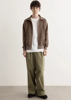 Single Pleat Baggy Pants
