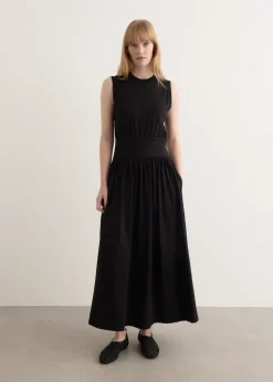 Sleeveless Cotton T-Shirt Dress