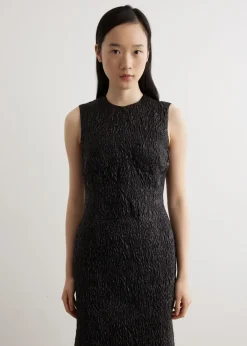 Sleeveless Straight Cut Dart Dress