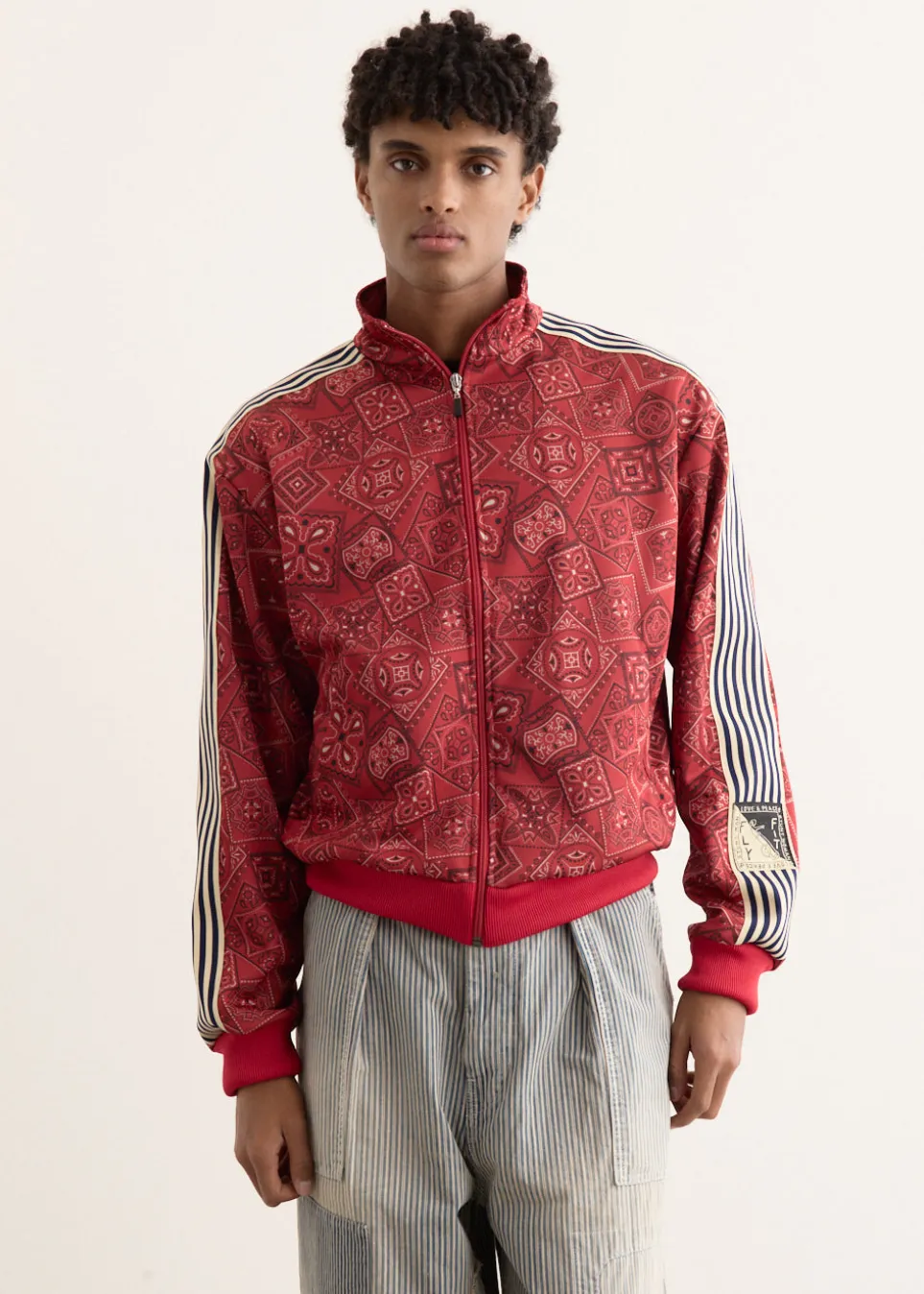 Smooth Jersey COOKIE Bandanna Track Jacket