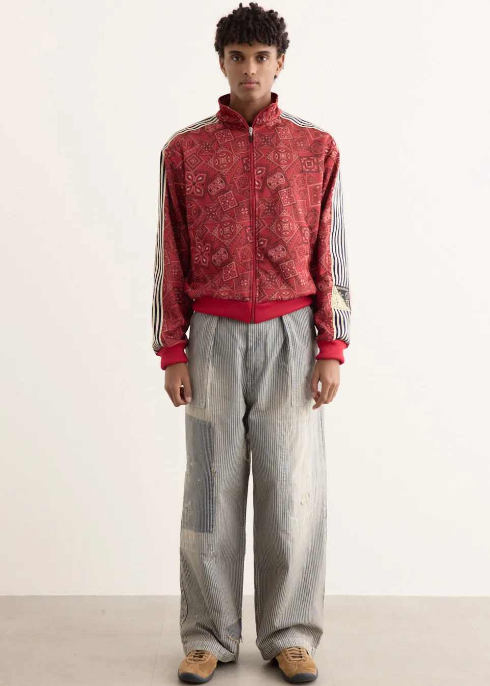 Smooth Jersey COOKIE Bandanna Track Jacket