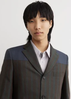 Stripe Blocked Jacket