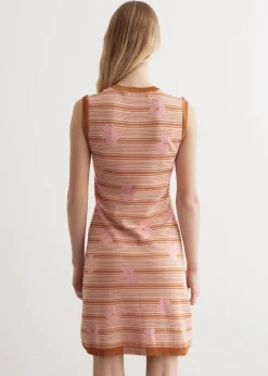 Striped Flowers Dress