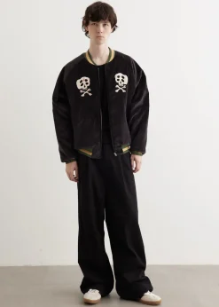 Sulfer Dyed Velvet Souvenir Jacket (RAINSKULL)