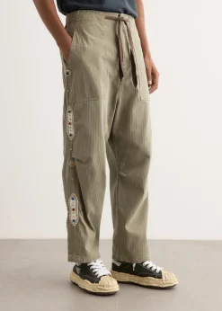 Sulfur Herringbone EASY BAKER Pants (STUDS Remake)