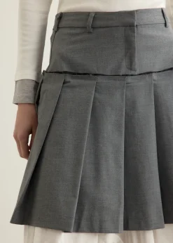 Tailored Midi Skirt