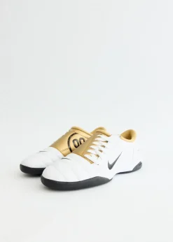 Total 90 'White Metallic Gold' Sneakers