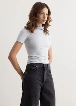 Triple Collar Fitted T-Shirt