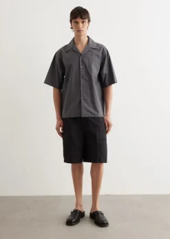 Tropical Wool Short Sleeved Shirt