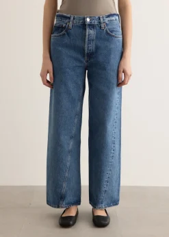 Twist Low Slung Baggy Jeans