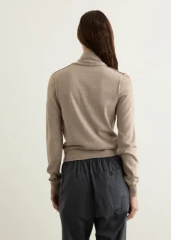 Twisted Cardigan With Scarf